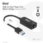 Adapterio USB3.2 į RJ45/M/F CAC-1420 detalus vaizdas iš šono