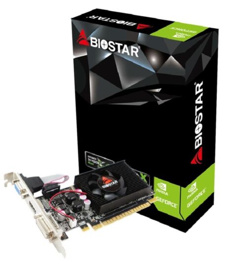 Vaizdo plokštė BIOSTAR NVIDIA GeForce GT 610, 2 GB GDDR3