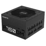 Power Supply GIGABYTE GP-P750GM 750 Watts Efficiency 80 PLUS GOLD PFC Active MTBF 100000 hours GP-P750GM
