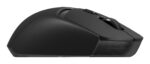 Pelė Logitech G309, juoda, matoma iš šono su mygtukais
