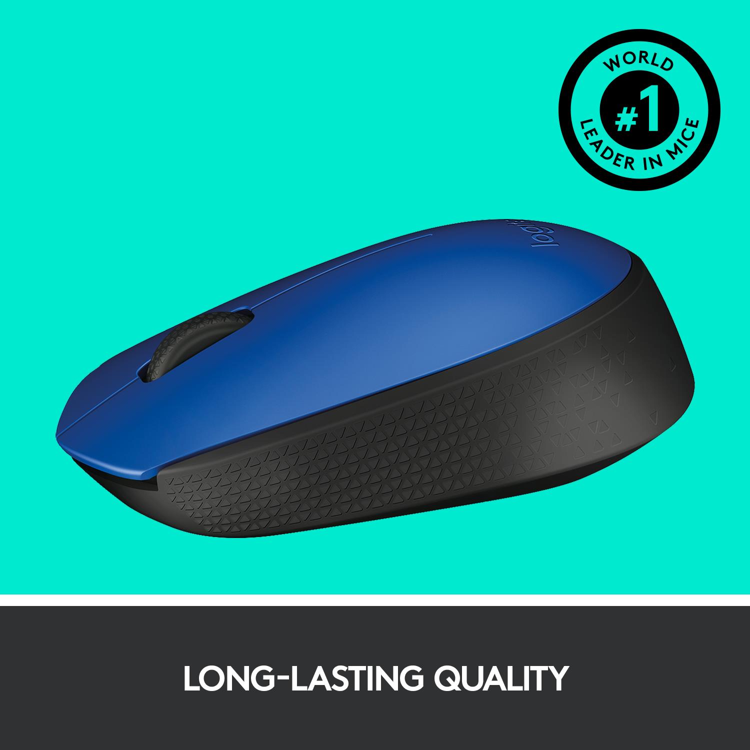 068624bd-fabc-4dfb-b345-b54eff1d819f MOUSE USB OPTICAL WRL M171/BLUE 910-004640 LOGITECH