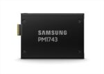 SSD SAMSUNG SSD series PM1743 3.84TB PCIe Gen5 NVMe NAND flash technology TLC Write speed 6000 MBytes/sec Read speed 7500 MBytes/sec Form Factor 2,5" MTBF 25000000 hours MZWLO3T8HCLS-00A07