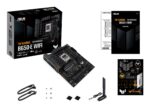 Mainboard ASUS AMD B650 SAM5 ATX Memory DDR5 Memory slots 4 1xPCI-Express 3.0 1x 2xPCI-Express 3.0 16x 1xPCI-Express 4.0 16x 3xM.2 1xHDMI 1xDisplayPort 3xUSB 2.0 4xUSB 3.2 1xUSB-C 1xRJ45 5xAudio port TUFGAMINGB650-EWIFI