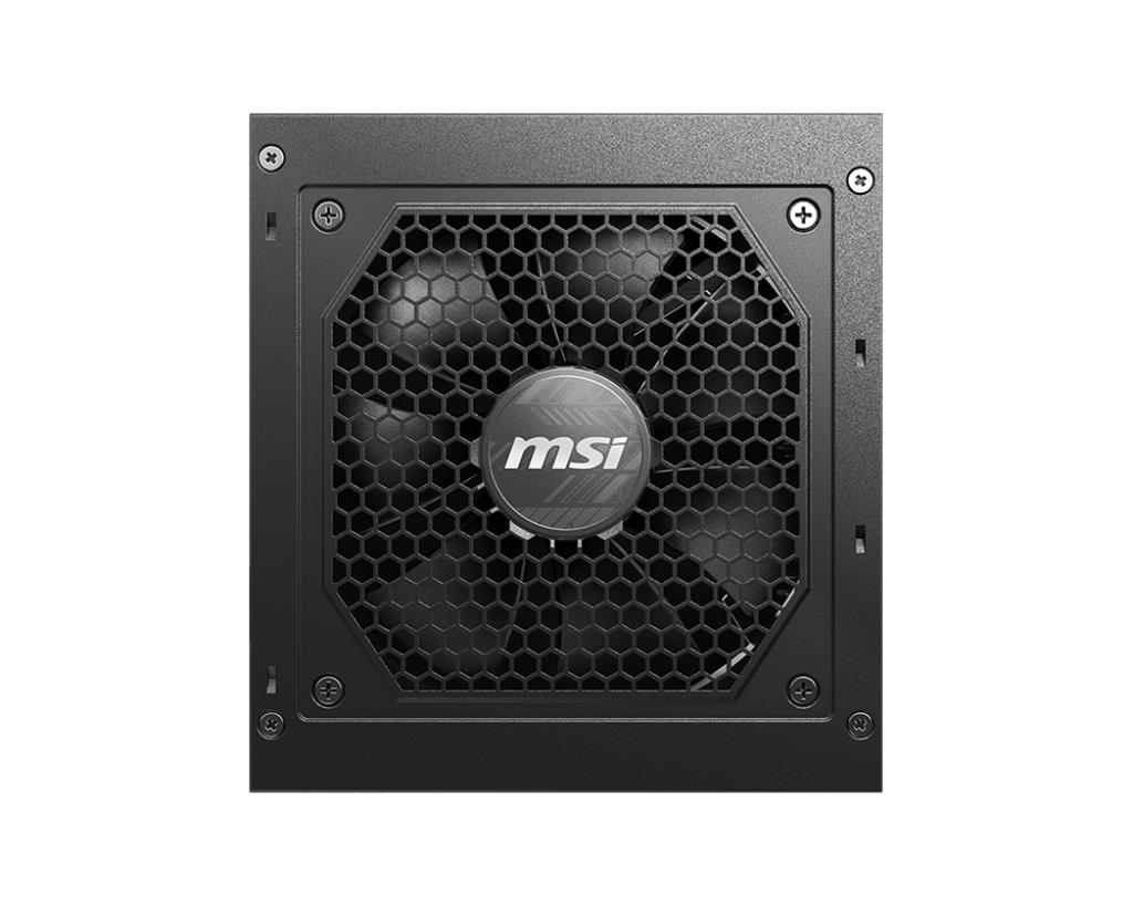 08776667-daf0-420a-bb86-27052920af33 Maitinimo blokas MSI 750W su 80 PLUS GOLD efektyvumu, šoninis vaizdas