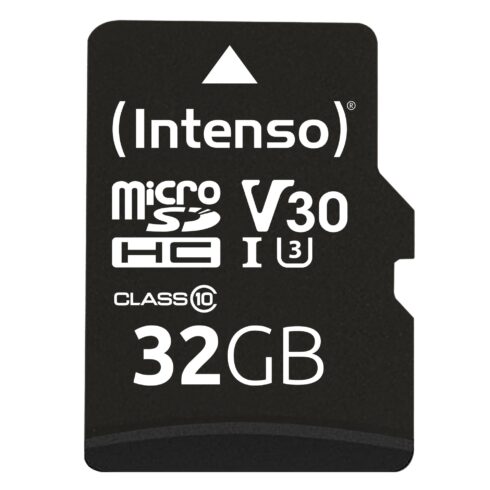 Micro SDHC atminties kortelė 32GB C10 su adapteriu