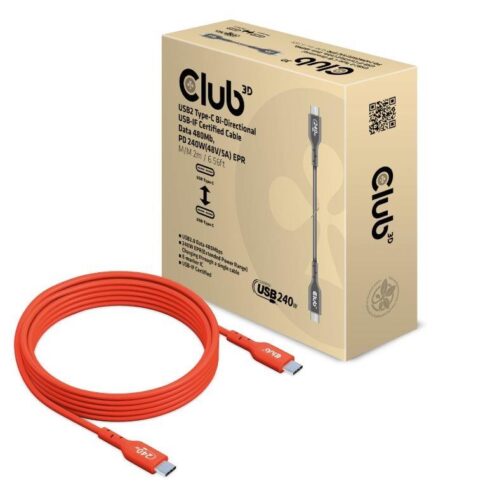 USB-C į USB-C laidas 2m, 480Mb duomenų greitis