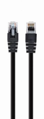 PATCH CABLE CAT5E UTP 10M, juodas