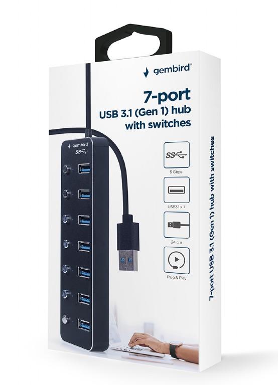 0a1a0d22-ab91-4d52-bdad-a01c071d774b I/O HUB USB3 7PORT/UHB-U3P7P-01 GEMBIRD