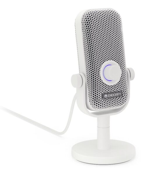 Mikrofonas Solum Voice S su USB-C, baltas
