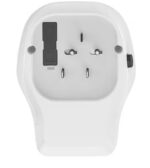 Gembird TPA-1A2C20-02-W Universal travel power adapter, 20 W, white | Gembird