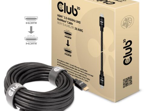 CABLE HDMI 15M/M/M CAC-2314 CLUB3D