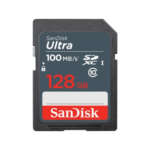 SDXC atminties kortelė 128GB UHS-I, modelis SDSDUNR-128G-GN3IN