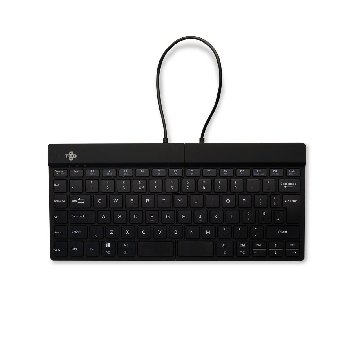 0bd7dd02-5410-4abb-97e0-7bfc223117c6 KEYBOARD WRL COMPACT BREAK/BLACK RGOSBUKWLBL R-GO TOOLS