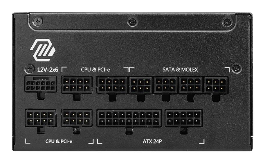 0be22fb4-44f3-4bc0-8439-95753caad0e2 Power Supply MSI MAG A1000GL PCIE5 II ATX 3.1 1000 Watts Efficiency 80 PLUS GOLD PFC Active MAGA1000GLPCIE5II