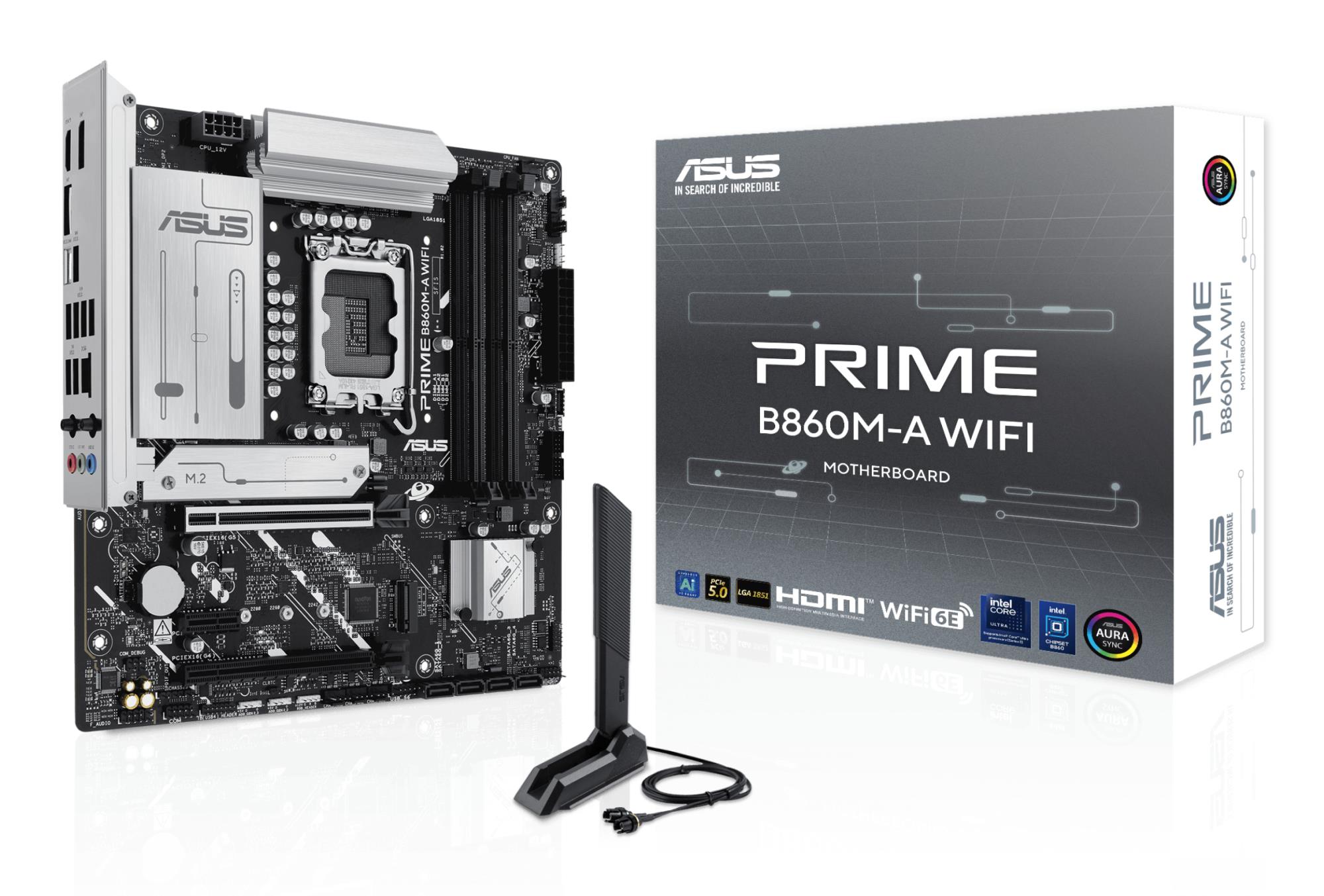 0cac8dd0-78c1-479d-95aa-fa2194fb1ab1 Motininė plokštė ASUS PRIME B860M-A WIFI su DDR5 atmintimi ir LGA1851 lizdu