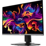 Monitor MSI MPG 271QRX QD-OLED 26.5" Gaming Panel QD-OLED 2560x1440 16:9 360Hz Matte 0.03 ms Swivel Pivot Height adjustable Tilt Colour Black MPG271QRXQD-OLED