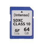 Atminties kortelė INTENSO SDXC 64GB C10 su 10 MB/s greičiu