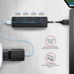 I/O HUB USB TRAVEL/0.19M HUE-C1A AXAGON