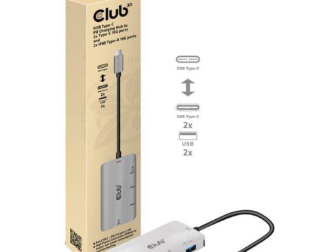 I/O HUB USB-C PD CHARGING/CSV-1543 CLUB3D