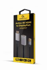 I/O ADAPTER HDMI TO DP/BLACK A-HDMIM-DPF-02 GEMBIRD