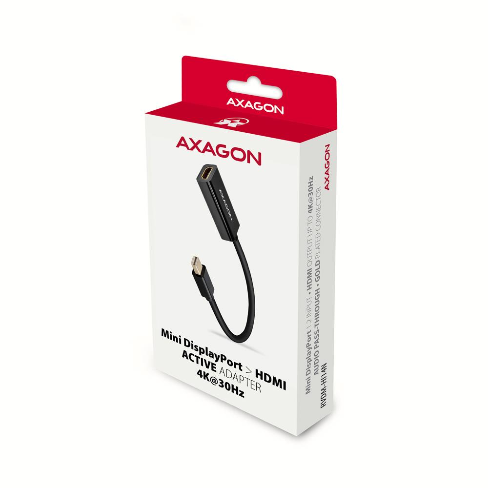 0ecd6f5b-7e82-4567-96f8-7752200b32ed I/O ADAPTER MINI DP TO HDMI/0.15M RVDM-HI14N AXAGON