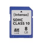Atminties kortelė INTENSO SDHC 8GB C10 su 10 MB/s greičiu