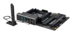 Mainboard ASUS AMD X870E SAM5 ATX Memory DDR5 Memory slots 4 3xPCI-Express 4.0 16x 2xPCI-Express 5.0 16x 4xM.2 1xHDMI 1xDisplayPort 1xUSB 2.0 7xUSB 3.2 3xUSB-C 1xRJ45 3xAudio port PROARTX870E-CREATORWIFI