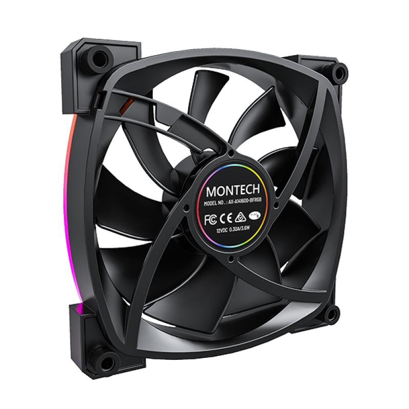 104f9c1b-5421-44c0-a033-f5a94cbcedf1 CASE FAN 140MM/AX140 PWM BLACK MONTECH