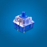 Klaviatūra HyperX Alloy Origins Core su PBT HX Blue jungikliais, viršutinė dalis