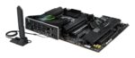 Motininė plokštė ASUS ROG STRIX Z890-F su išsamiais jungčių vaizdais