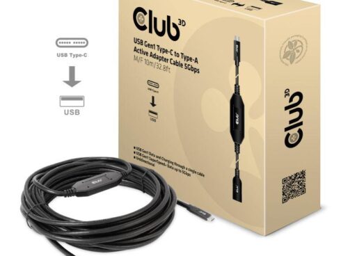 CABLE USB-C TO USB 10M/M/F CAC-1538 CLUB3D