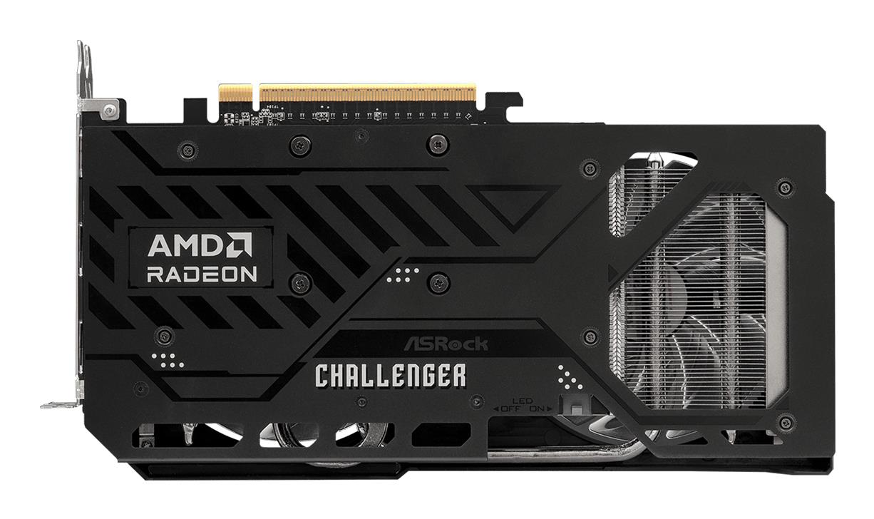 124a6b1b-8841-4660-87b1-1fea0056b456 Graphics Card ASROCK AMD Radeon RX 9060 XT 16 GB GDDR6 128 bit PCIE 5.0 16x Dual Slot Fansink RX9060XTCL16GO