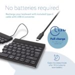 KEYBOARD WRL COMPACT BREAK/BLACK RGOSBUKWLBL R-GO TOOLS