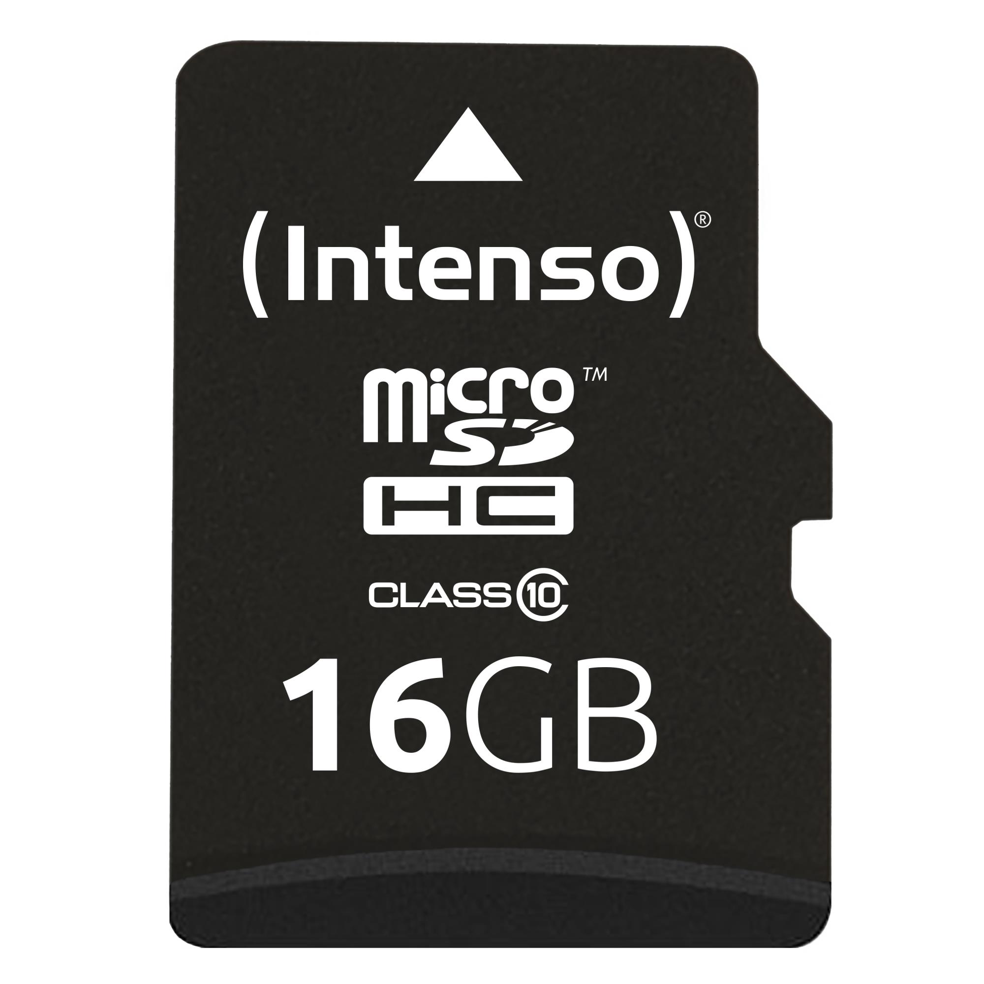 130c573e-6b37-439c-af02-b7e716e43dd7 MEMORY MICRO SDHC 16GB C10/W/ADAPTER 3413470 INTENSO