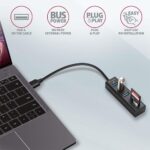 I/O HUB USB3.2 3P SD/MICROSD/0.2M HMA-CR3A AXAGON
