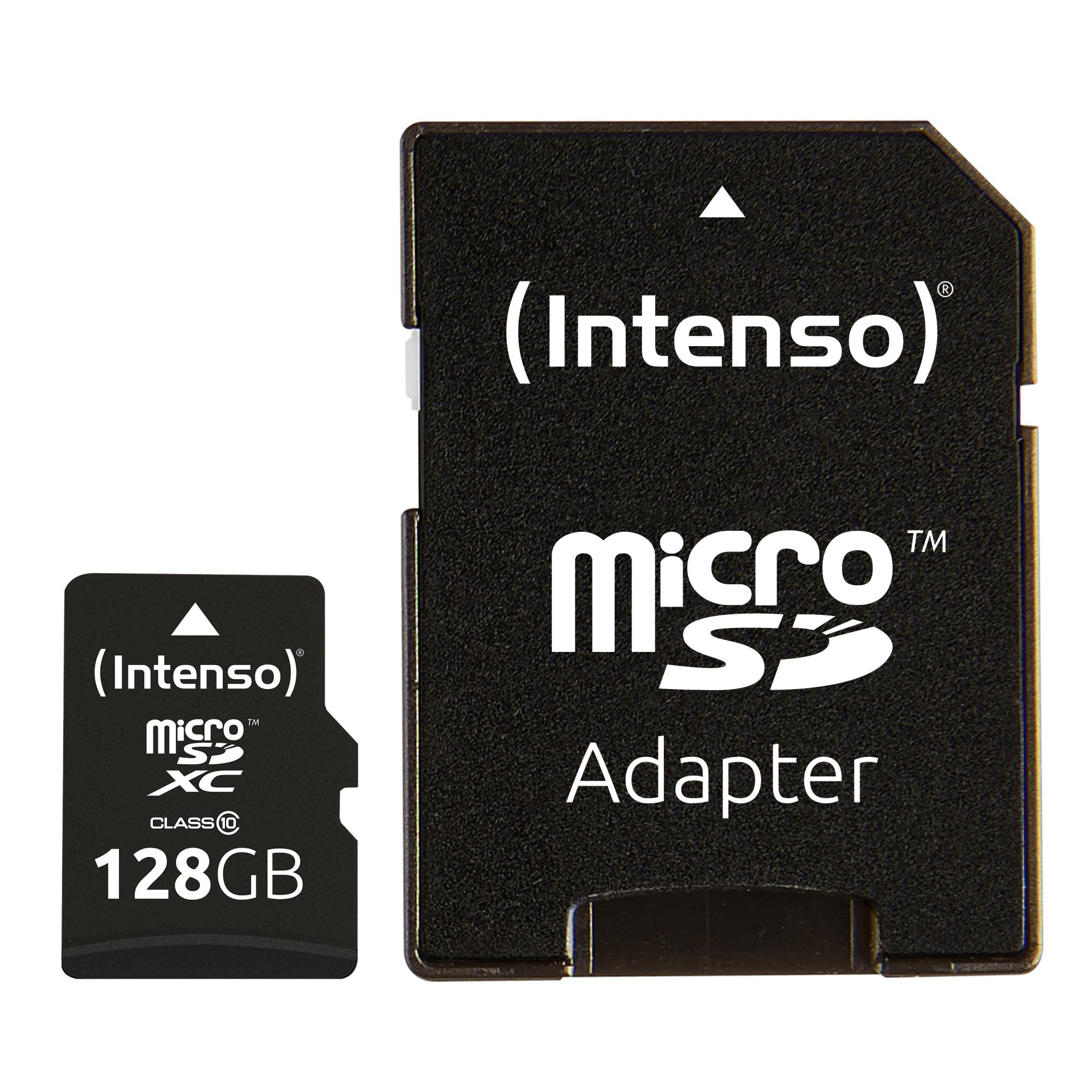 13c6a0d3-665c-4d50-ad86-40672782f894 MEMORY MICRO SDXC 128GB C10/W/ADAPTER 3413491 INTENSO