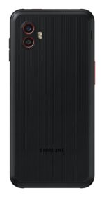 Mobilusis telefonas Galaxy XCover 6 Pro, šoninis vaizdas su ekranu