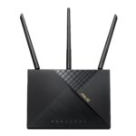 Wireless Router ASUS Wireless Router 1800 Mbps Wi-Fi 5 Wi-Fi 6 1 WAN 4x10/100/1000M Number of antennas 4 4G-AX56