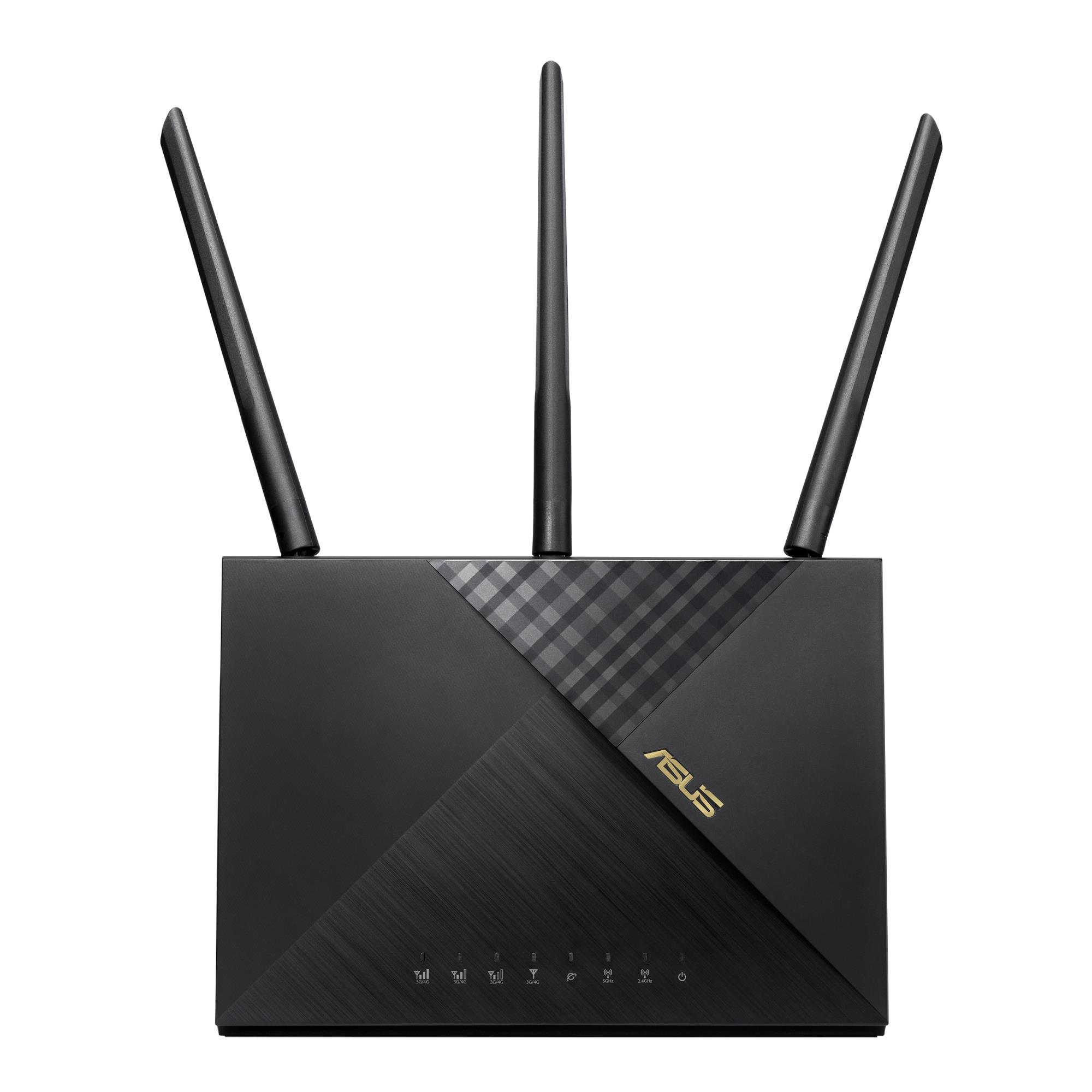 13edb9c6-53f9-4959-9133-70db8059421f Wireless Router ASUS Wireless Router 1800 Mbps Wi-Fi 5 Wi-Fi 6 1 WAN 4x10/100/1000M Number of antennas 4 4G-AX56