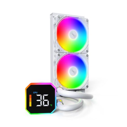 CPU aušintuvas HyperFlow Digital 240 su skaidriu ekranėliu