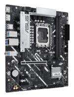 Mainboard ASUS Intel B860 Express LGA1851 Micro-ATX Memory DDR5 Memory slots 2 2xPCI-Express 4.0 1x 1xPCI-Express 4.0 16x 2xM.2 1xHDMI 1xDisplayPort 1xAudio-In 1xAudio-Out 1xMicrophone 3xUSB 2.0 2xUSB 3.0 1xUSB 3.2 1xPS/2 1xRJ45 PRIMEB860M-K