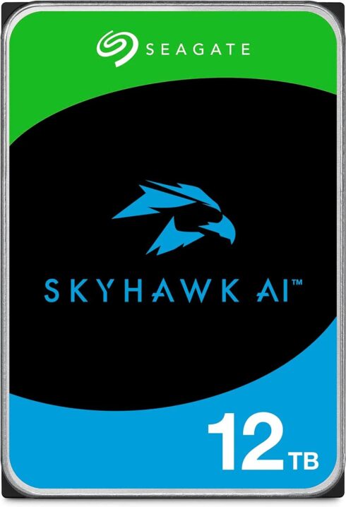 HDD SEAGATE SkyHawk 12TB su 7200 rpm greičiu