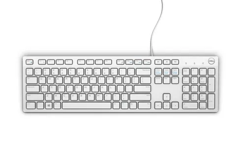 Dell | KB216 | Multimedia | Wired | EN | White | USB