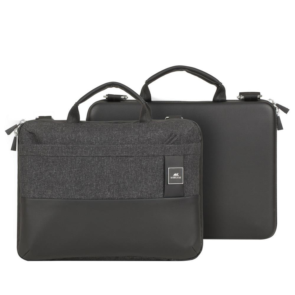 193d7d0c-ad73-4242-bbb4-5441f5e0439f NB CASE LANTAU 13.3"/8823 BLACK MELANGE RIVACASE