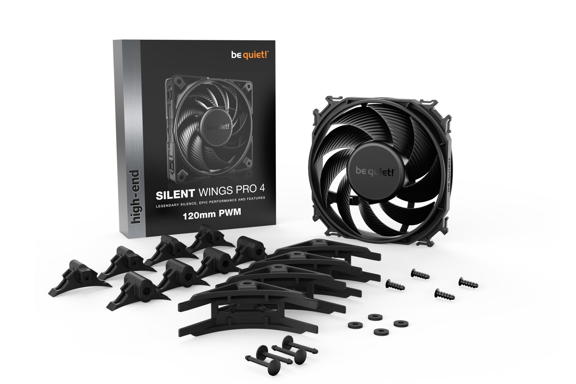 1968329d-5063-4501-90c9-a961f3e3f7fe CASE FAN 120MM SILENT WINGS/PRO 4 BL098 BE QUIET