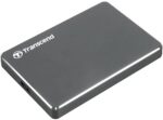 Išorinis HDD TRANSCEND StoreJet 1TB USB 3.1, pilkas