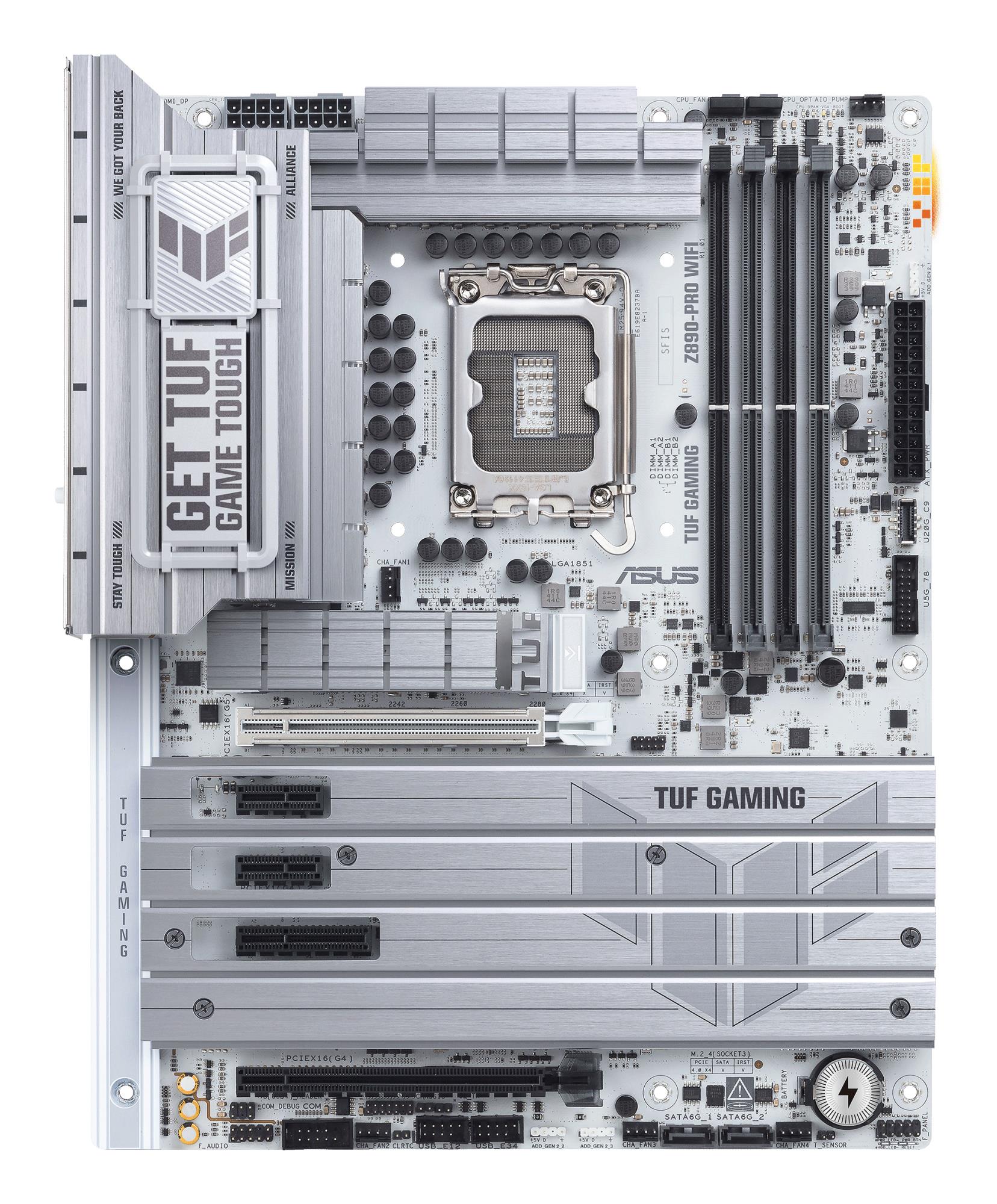 1a253ba3-c161-412b-afca-768637428136 Mainboard ASUS Intel Z890 LGA1851 ATX Memory DDR5 Memory slots 4 TUFGAMINGZ890-PROWIFI