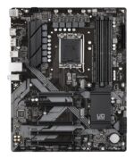 Mainboard GIGABYTE Intel B760 Express LGA1700 ATX Memory DDR4 Memory slots 4 4xPCI-Express 3.0 1x 1xPCI-Express 4.0 16x 2xM.2 1xHDMI 1xDisplayPort 4xUSB 2.0 1xUSB 3.2 1xUSB-C 1xPS/2 1xRJ45 3xAudio port B760DS3HDDR4