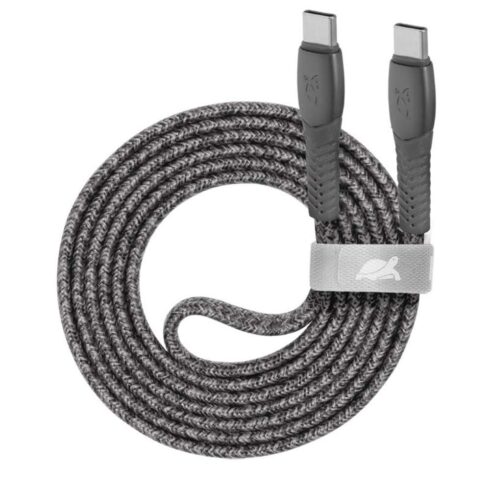 USB-C į USB-C laidas 2.1m, RIVACASE PS6105, pilkas