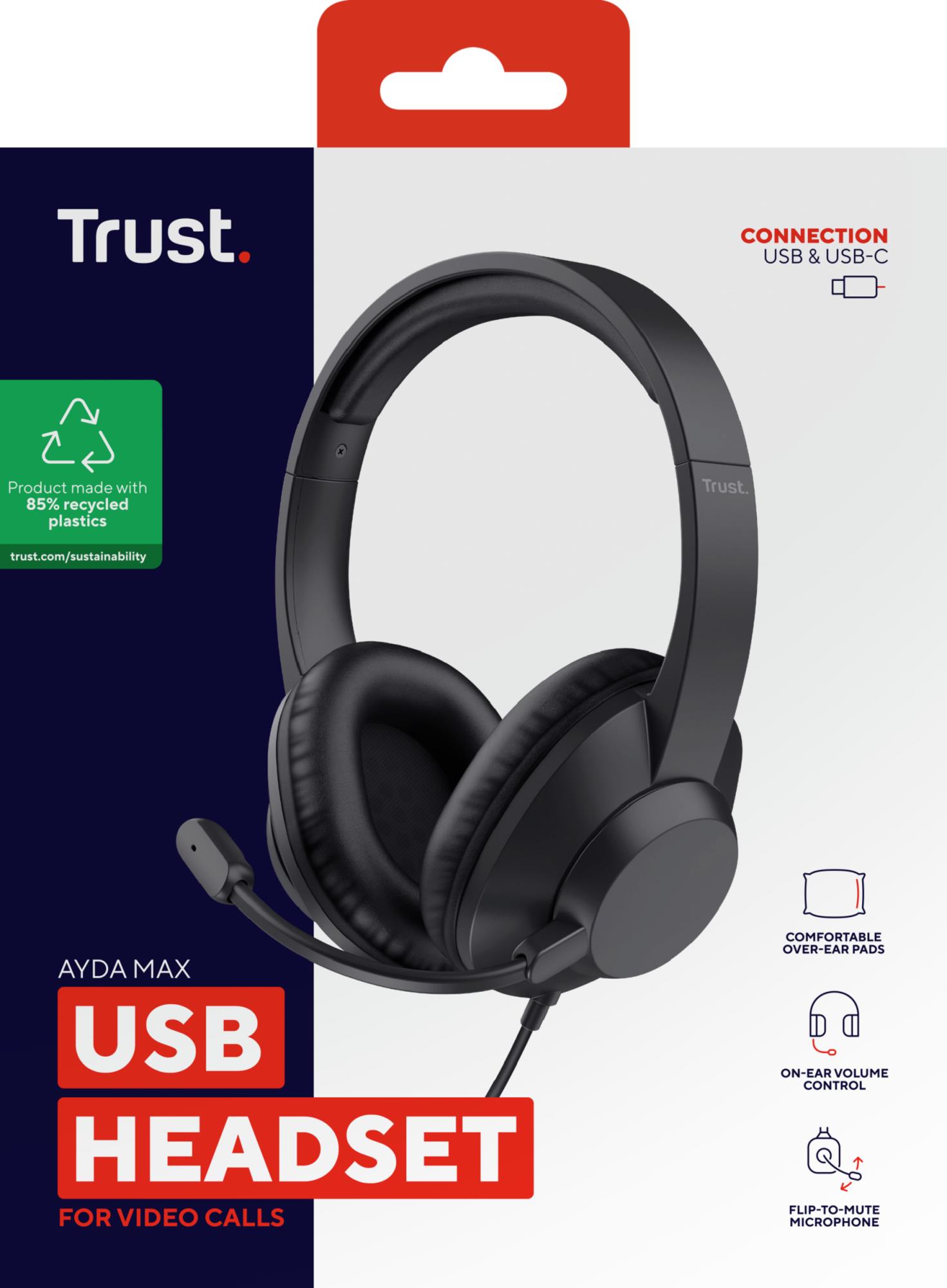 1b0d2a30-12c4-4647-a7ee-c67f9be96a53 HEADSET AYDA MAX USB/25461 TRUST